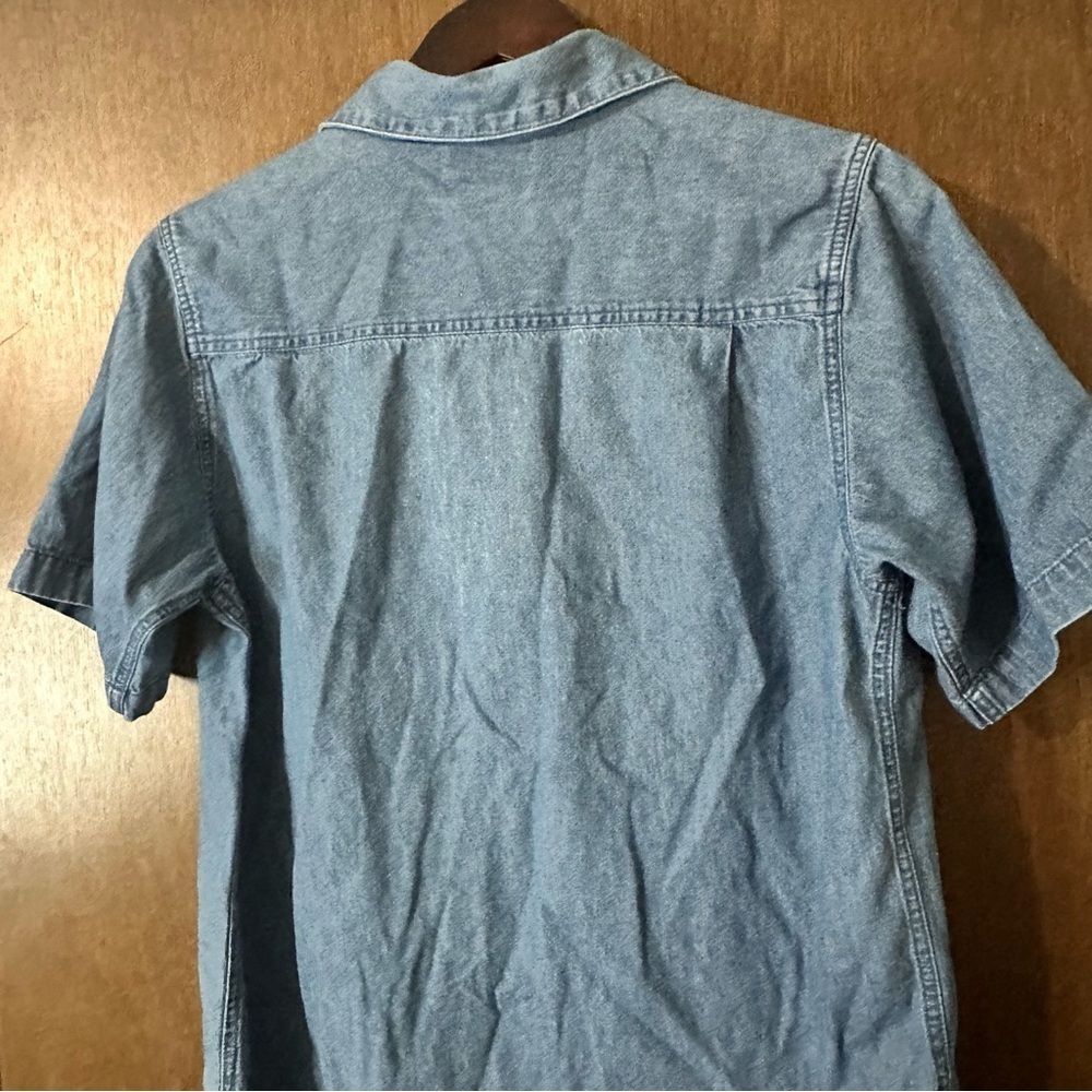 Tradition Country Collection Light Blue Nautical Beach Embroidered Shirt Sz M - Picture 10 of 12